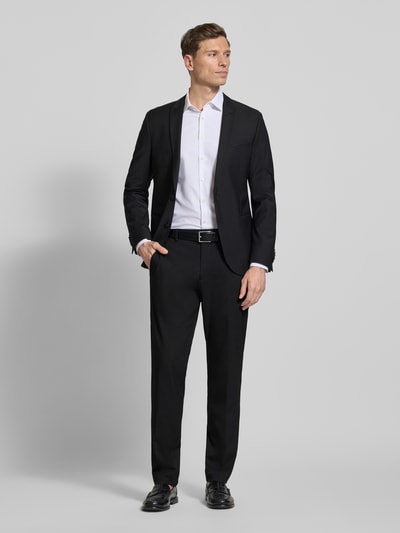 s.Oliver BLACK LABEL Spodnie do garnituru z wpuszczanymi kieszeniami model ‘Pure’ Czarny 1