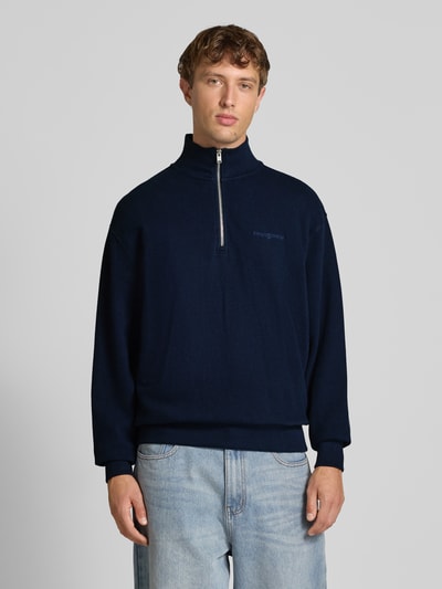 Tommy Jeans Comfort fit schipperstrui van puur katoen Marineblauw - 4