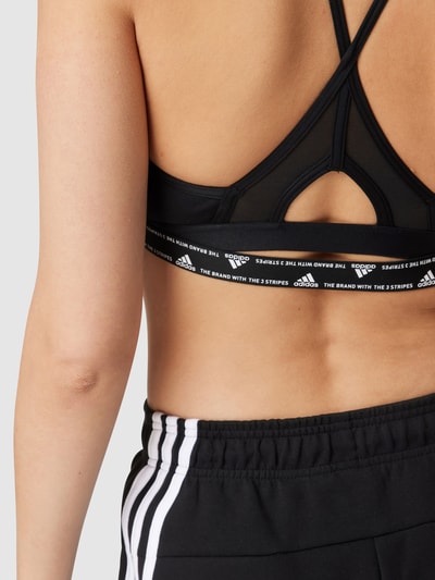 ADIDAS SPORTSWEAR Bralette mit Label-Streifen Black 3