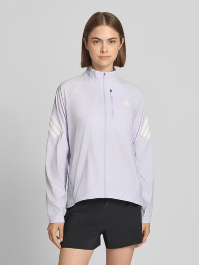 adidas Training regular fit trainingsjack met logoprint Lila - 4