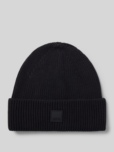 Marc O'Polo Denim 'Beanie met labelbadge Zwart - 1