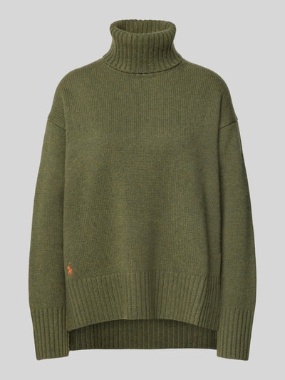 Polo Ralph Lauren Sweter z dzianiny z golfem Zielony 2