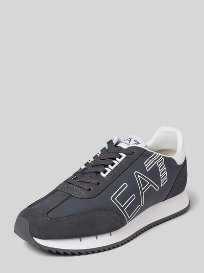 EA7 Emporio Armani Sneaker mit Logo-Print Dunkelblau 1