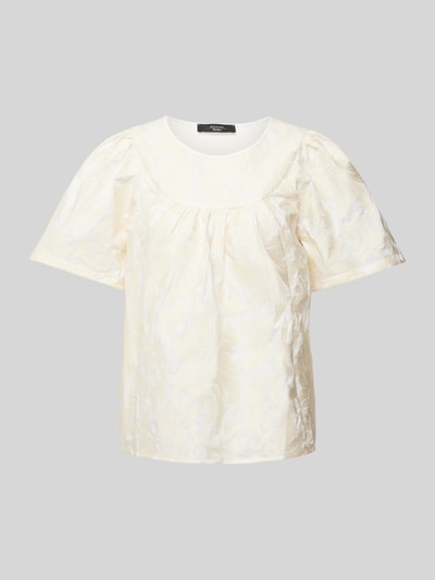 Weekend Max Mara Bluse mit Rundhalsausschnitt Offwhite 2