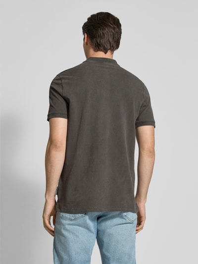 Tom Tailor Denim Regular Fit Poloshirt aus reiner Baumwolle Hellgrau 5