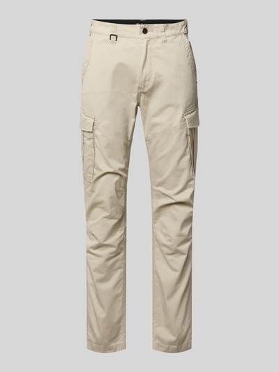 s.Oliver RED LABEL Spodnie cargo o kroju regular fit z mieszanki bawełny Beżowy 2