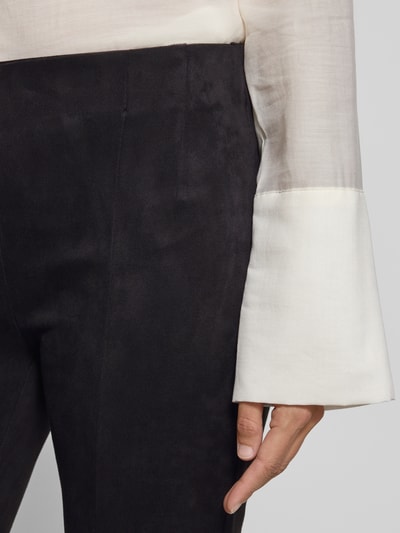 Christian Berg Woman Skinny Fit Stoffhose mit Ziernähten Black 3