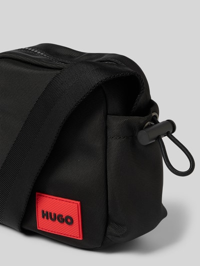 HUGO Umhängetasche mit Label-Patch Modell 'ETHON 3.0 NEW NSzip' BLACK 3