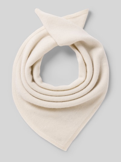 Christian Berg Woman Kaschmirschal mit Paillettenbesatz Offwhite 1