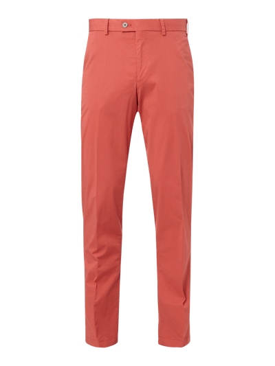 Hiltl Contemporary Fit Chino mit Stretch-Anteil Rot 1