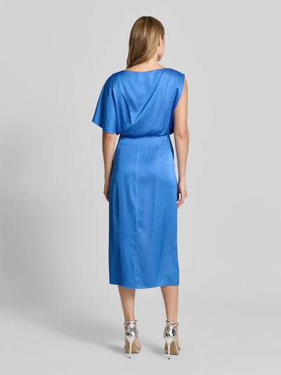 COMMA Schimmerndes Midikleid im One-Shoulder-Look Royal 5