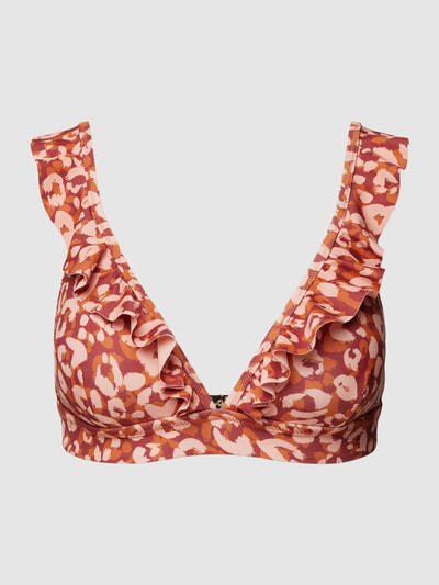 Shiwi Top bikini ze wzorem na całej powierzchni model ‘BOBBY’ Różowy 1
