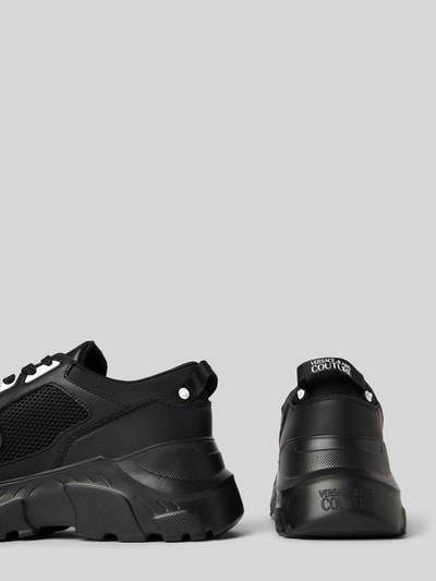 Versace Jeans Couture Sneaker mit Schnürverschluss Modell 'FONDO' Black 2