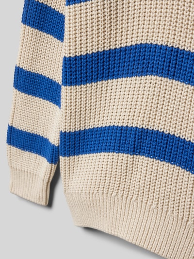 Tommy Hilfiger Teens Gebreide pullover met opstaande kraag Ecru - 2