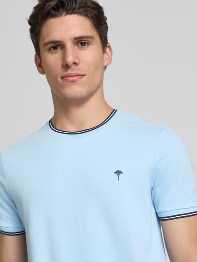 JOOP! Collection T-shirt met logoprint, model 'Platon' Bleu - 3