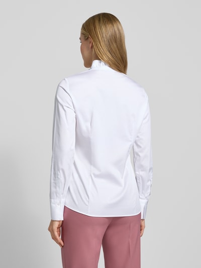 ETERNA Overhemdblouse met V-hals Wit - 5