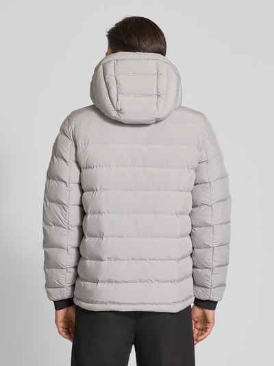 Geox Gewatteerd jack met capuchon, model 'SPHERICA' Zilver - 5