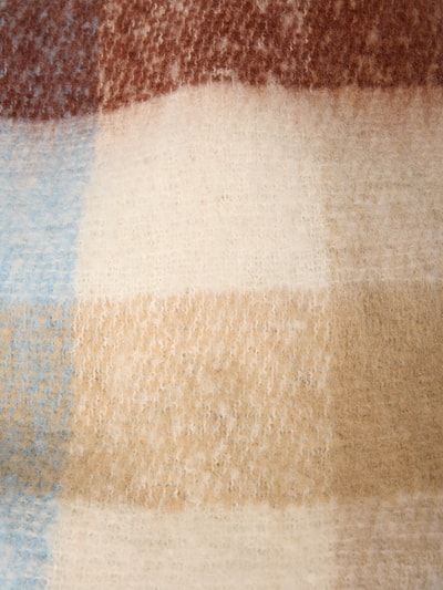 Jake*s Casual Szal z dodatkiem wełny i sznurkowymi wykończeniami Jasnoniebieski 2