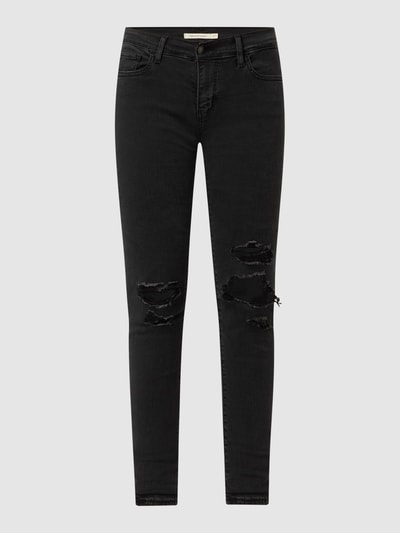 Levi's® Jeansy o kroju super skinny fit z dodatkiem streczu model ‘710’ Antracytowy 2