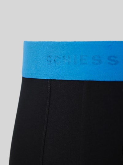 Schiesser Boxershort met elastische band met label in een set van 2 stuks Bleu - 2