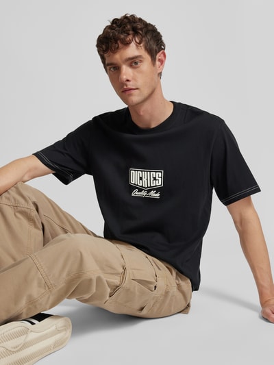 Dickies T-Shirt mit Label-Print Modell 'PHILIPSBURG' Black 3