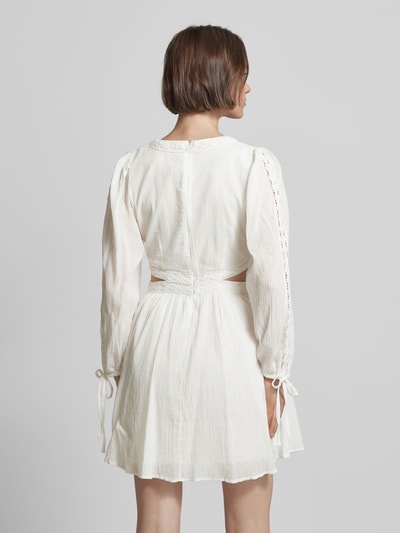 Mango Minikleid mit Häkelspitze Modell 'SIMONA' Offwhite 5