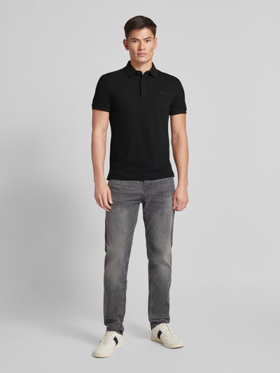 Lacoste Regular Fit Poloshirt mit Label-Patch Modell 'CORE PIQUE' Black 1