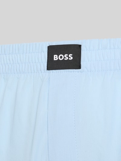 Produktfoto, Regular Fit Boxershorts aus reiner Baumwolle im 2er-Pack Modell 'CW Peach' von BOSS, Optik: mehrfarbig, Gitterkaro, Bundabschluss: elastisch, Materialverarbeitung: Popeline, aus reiner Baumwolle