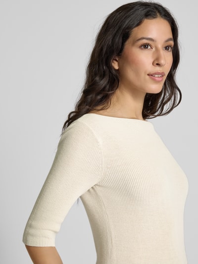 MAX&Co. Strickpullover mit 1/2-Arm Modell 'PASSATA' Beige 3
