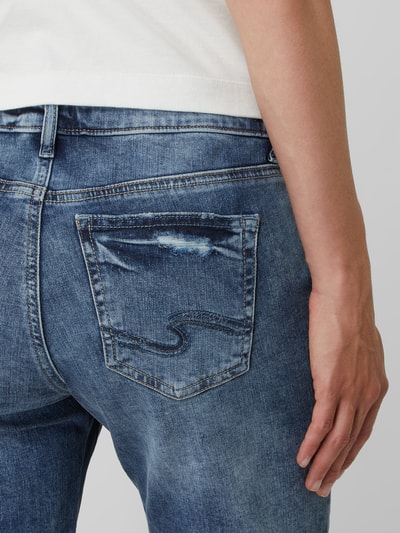 Silver Jeans Korte jeans met stretch, model 'Elyse' Lichtblauw - 3