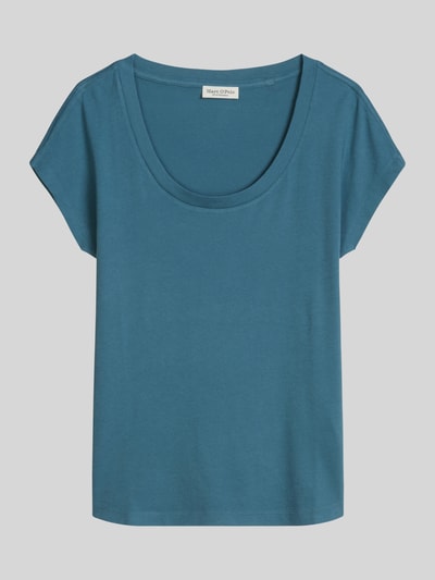 Marc O'Polo Regular Fit T-Shirt aus reiner Baumwolle Petrol 2