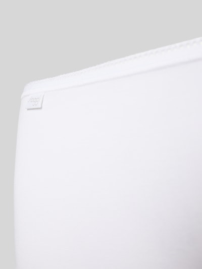 Sloggi Slim Fit Panties mit Logo-Patch im 3er-Pack Weiss 2