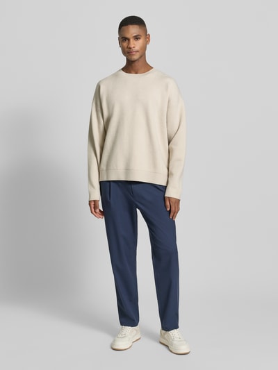 MCNEAL Stoffen broek met elastische band Marineblauw - 1