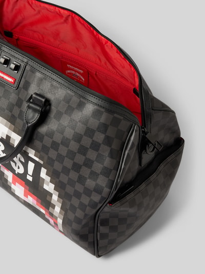 Sprayground Duffle Bag mit Allover-Print Modell 'CENSORED' Mittelgrau 5