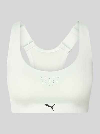 PUMA Performance Sport-BH mit Label-Print Modell 'PWRMODE BRA - HIGH' Mint 1
