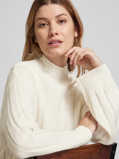 Gant Strickpullover mit Stehkragen Offwhite 3