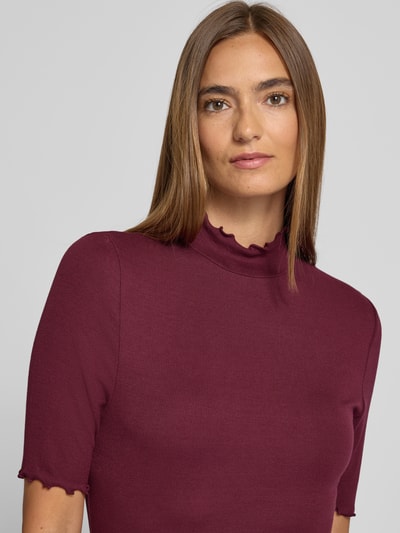 Rich & Royal T-shirt met 1/2-mouwen Bordeaux - 3