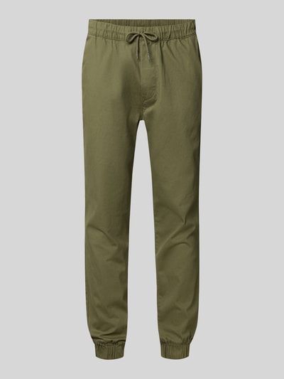 Jack & Jones Regular fit joggingbroek met elastische band, model 'GORDON' Lindegroen - 2