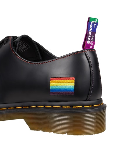 Dr. Martens Schnürschuhe aus Leder Modell '1461 for Pride' Black 2