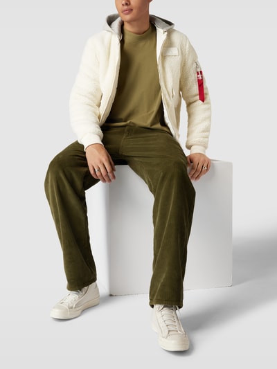 Alpha Industries Kurtka z futerkiem model ‘Teddy’ Złamany biały 1