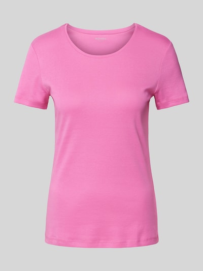 Montego T-shirt met melangelook Felroze - 2