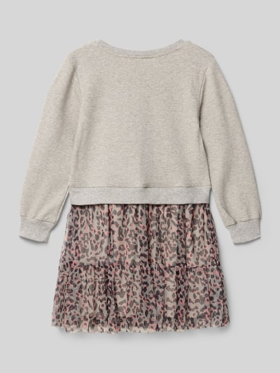 Happy Girls Sweatkleid mit Tüll Mittelgrau Melange 3