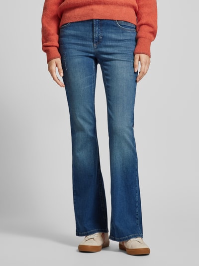 Angels Flared Jeans im Used-Look Modell 'LENI' Blau 4