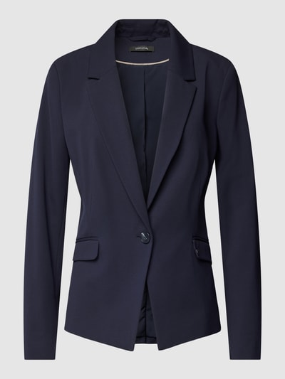 comma Shaped Fit Blazer aus Viskose-Mix Marine 2