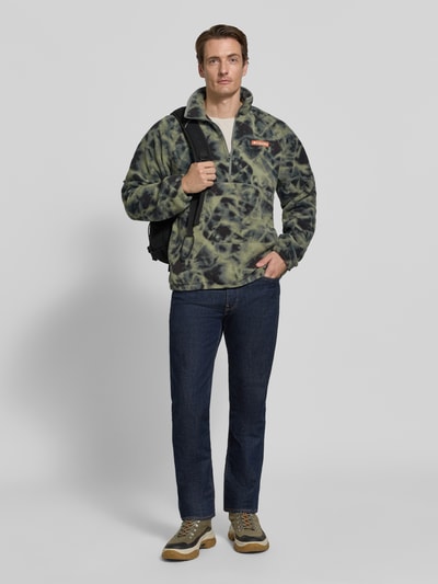 Columbia Fleecepullover mit Label-Details Modell 'Timber Crest™' Oliv 1