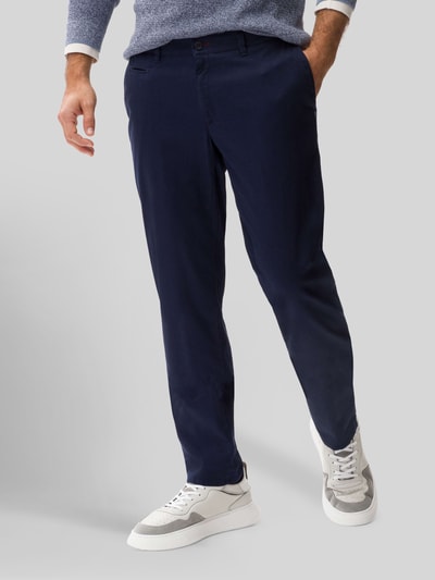 Brax Modern Fit Chino aus Baumwoll-Mix Modell 'Fabio' Marine 4