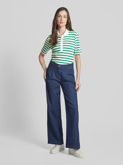 Tommy Hilfiger Poloshirt met streepmotief Groen - 1