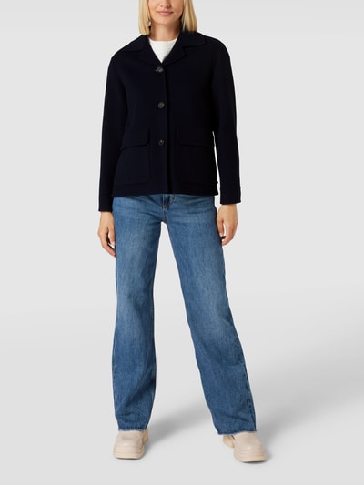 Weekend Max Mara Jack van scheerwol, model 'Cervino' Marineblauw - 1