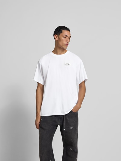 MM6 Maison Margiela T-Shirt mit Label-Print Weiss 4