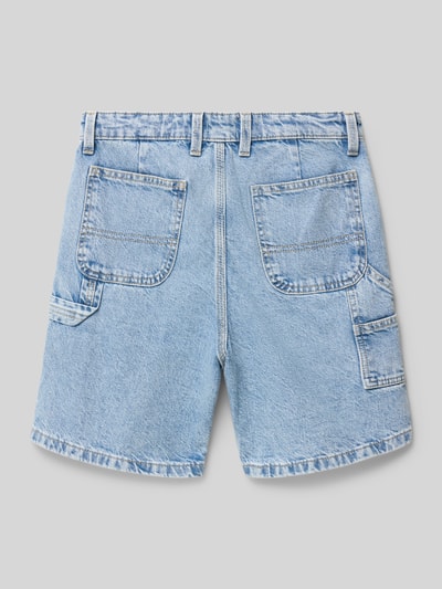 Jack & Jones Loose Fit Jeansshorts mit Hammerschlaufe Modell 'TONY' Hellblau 3